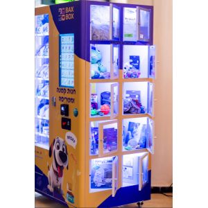 Combo Vending Machine with Lockers 21.5 Inch Touch Screen SDK Function