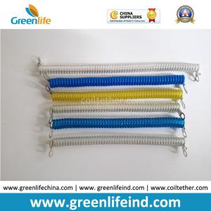China Testing Machine Need Spiral Spring 10CM Long Tether Holder with 2pcs Metal Eyelets on sale