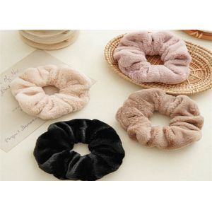 China Autumn winter fur small rabbit hair colic hair accessories coffee black tie head rope spot wholesale on sale