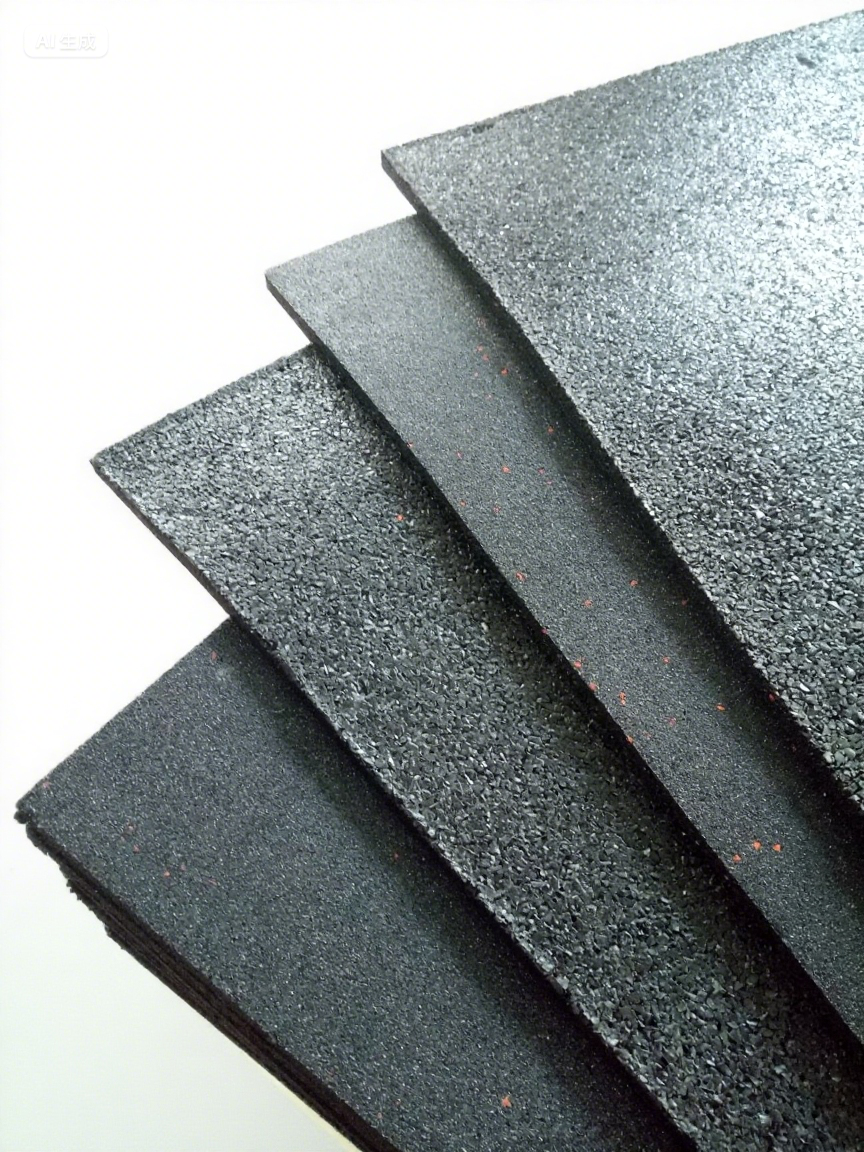 Interlocking Design Eco-Friendly Rubber Floor Mat Gym Interlock Rubber Tile Gym Rubber Floor Mats Roll for Multi-Purpose