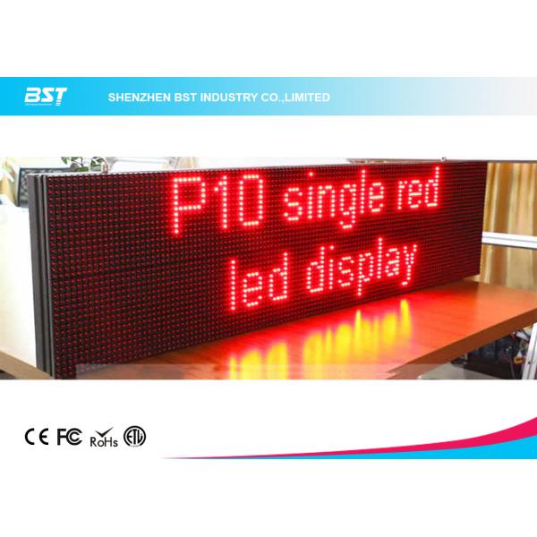 Lightweight Moving Message Led Sign Programmable Led Display With 10mm Pixel
