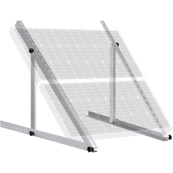 Solar Module Applicable Adjustable PV Triangle Brackets for Open Field