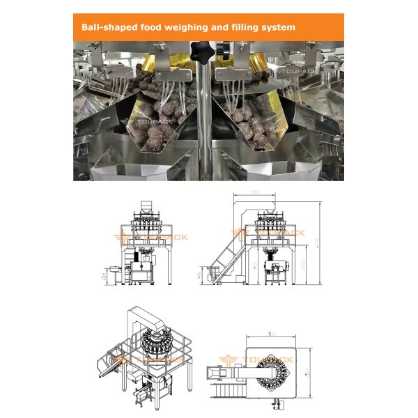 High Accuracy Dried plum Granule Plastic Bottle Packaging Machine Line for Candy Popcorn Snack Jar Can Filling Machine