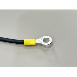 Ring to fork terminal power connector cable, DC PV negative grounding wire
