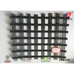 Polyester Biaxial Geotextile Drainage Fabric , Soil Foundation Geosynthetic