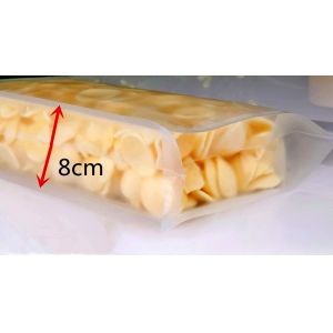 Reusable Leakproof Print Zip Lock Sandwich Bag, Fat bottom bag With Zip lock