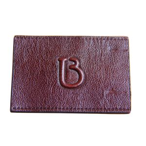 China Multiple Style Embossed Leather Patches Brass Rivet custom embossed leather patches on sale