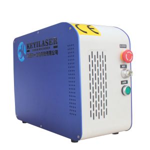 KEYILASER Portable Model 30W 60W DAVI Co2 Laser Marking Machine on Wood Metal