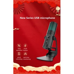 98db SNR Desktop Wired USB Microphone With Mute Button