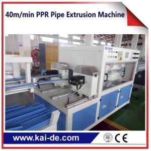Wholesale High speed 40m/min Dual Outlet PPR pipe production machine wtih two different color from china suppliers