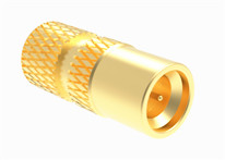 Gold Nickel Plated Beryllium Copper RF Load Termination 40 GHz With Mini SMP