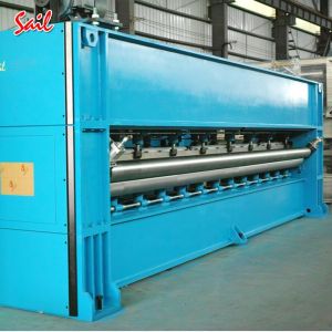 Needle punching nonwoven felt fabric making machine