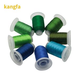 500m 120D/2 Polyester Embroidery Thread Set Kit with Transparent Cone and Small