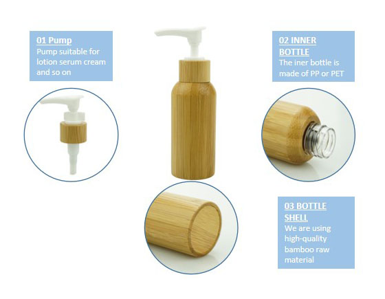Airless Serum Pump Empty Foundation Bottle With Pump 60ml 39MM 33/410