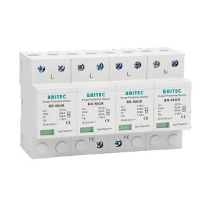 BRITEC BR-50GR 275 3P Spd Ac Type 1 Surge Protective Device 4P Lightning