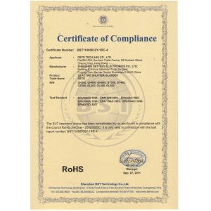 Getd Tech (HK) Co., Ltd Certifications