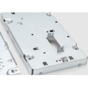 Sheet Metal CNC Bending Parts Customization With Painted Zinc Surface