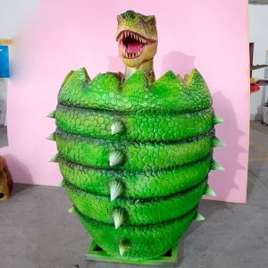 Animatronic Electric Realistic Dinosaur Egg Model Customized Sound