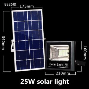 Stainless Steel Remote Control Solar Flood Light 25W IP67