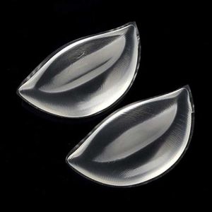 Niris Lingeire Waterproof Breast Enhancers Silicone Bra Inserts Clear Gel Bra