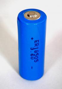 ER18505S A 3.6v 2200mAh high temperature performance Li-SOCI2 Battery