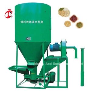 High Efficiency Animal Feed Processing Machine Mixer And Crusher Combine Machine