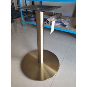 Stainless Steel Table Legs / Hospitality Table Base With Copper Finish 2109-GD