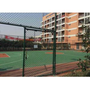 75*75mm cyclone wire Diamond Chain Link Fence For Playground