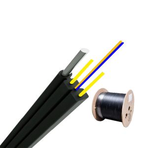 Wholesale LSZH G657A1 SM 2 FRP Fiber Optic Ethernet Cable With 1.0mm*1 Messenger Steel Wire from china suppliers