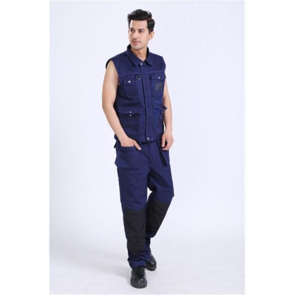 65% Polyester Summer Work Vest , 300g Multi Pocket Work Vest