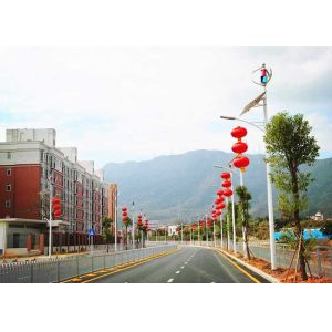 High Lumen Solar And Wind Powered Street Lights 50,000 - 100,000 Hours