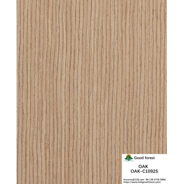 American Oak Engineered Wood Veneer Quarter Slice Cut 0.5mm Thinckness For Door And Cabinet Face OAK-208Q / 373S / 1092S / 1103S / 1188C