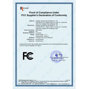 Dongguan Lixiang Energy Technology Co., Ltd. Certifications