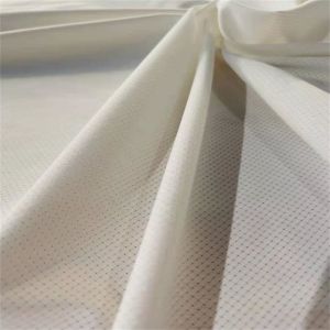 120gsm Hole Dot Chiffon Fabric Punching Style