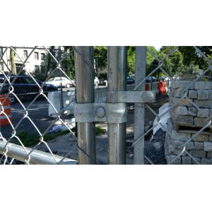 chain link temporary construction fence panels 6FT X 10F Mesh 2 3/8 " x 2 3/8" (