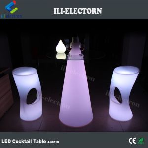 Glowing bar tables led cocktail table