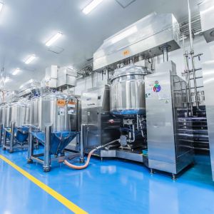 3000L Vacuum Cosmetic Emulsifier Mixer With Homogenizer