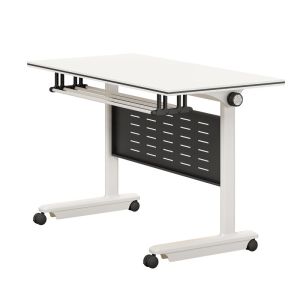General Movable Splicing Folding Training Table With Wheels Flip Long Table