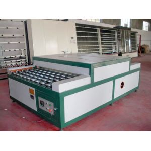 Insulating glass heating roller press glass machine