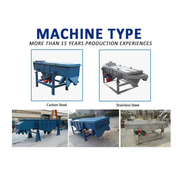 Container Linear Vibrating Screen Machine 0-200 Mesh Linear Vibrating Sieve