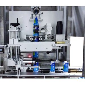 Plastic Glass Bottle Automatic Sleeve Labeling Machine 60-120BPM