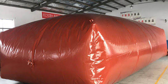PVC Coated Tarpaulin 2000T Foldable Methane Gas Storage Tanks Biogas Storage Tank