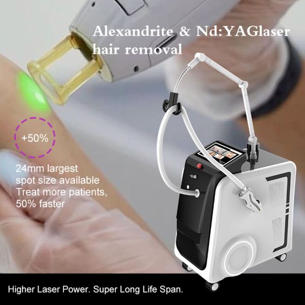 Effortless Alexandrite Laser Device Featuring User Friendly Interface and Adjustable Parameters for Custom Treatments