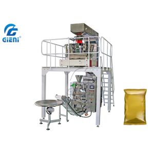 Multihead Weigher Vertical Packing Machines SS304 Food Packaging Sealing Machine