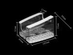COMER Custom clear acrylic price tag with alarm security displaying systems and