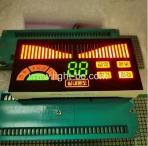 China Custom Design 3 Colours 7 Segment LED Display For Air Conditioner Control Panel on sale
