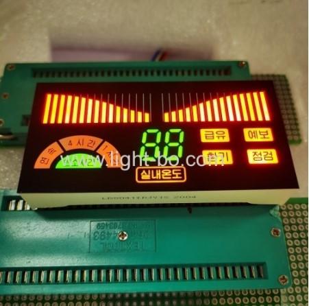 Quality Custom Design 3 Colours 7 Segment LED Display For Air Conditioner Control Panel for sale
