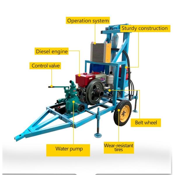 Customizable Water Well Drilling Rig with High Drilling Efficiency and CE Certification