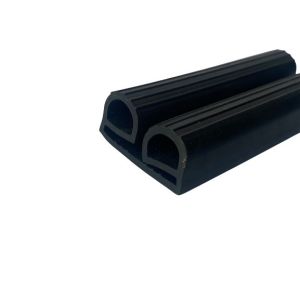 Yellow High Temperature Flexible Silicone Rubber Seal Strip for E / B Type Oven