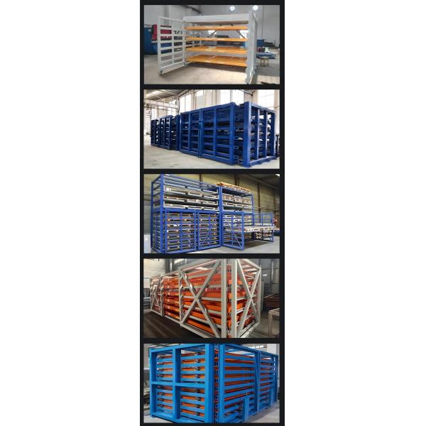Powder Coated Motor-Driven Sheet Racking For Customized Multi-Level Plate Rolling-out
